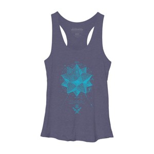 Women's Design By Humans Map to Nowhere By Collisiontheory Racerback Tank Top - 1 of 3