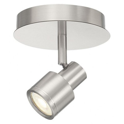 Access Lighting Lincoln 3 - Light Flush Mount in  Brushed Steel