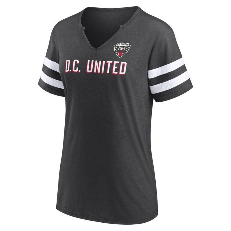 MLS D.C. United Women&#39;s Split Neck T-Shirt, 2 of 4