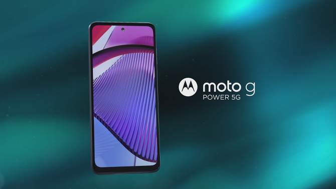 Tracfone Prepaid Motorola Moto G Power 5G (128GB) CDMA - Blue, 2 of 8, play video