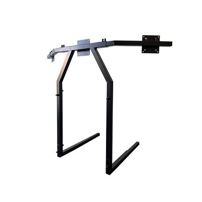 Abtivan Corporation GTA Model Simulator Cockpit Silver Frame Base Only Without Racing Seat Driving Gaming Simulator Cockpit with Gear Shifter Mount