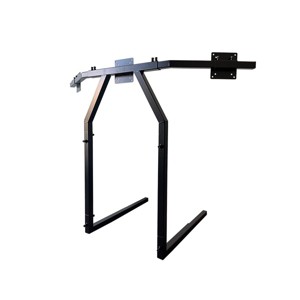 Abtivan Corporation GTA Model Simulator Cockpit Silver Frame Base Only Without Racing Seat Driving Gaming Simulator Cockpit with Gear Shifter Mount - 1 of 4