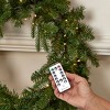 Christmas Dakota Pine 24� Artificial Christmas  Wreath, Pre-lit, 50 Dual LED Lights w/ 9 functions (Battery-Operated) - 3 of 4