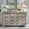 SinCiDo Farmhouse Drawers Dresser, Rustic Wood Chest of Drawers w/Natural Texture, Vintage Storage Dressers Organizer for Bedroom & Living Room - 3 of 4