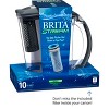 Brita Water Filter 10-Cup Stream Rapids Water Pitcher Dispenser - Gray - image 2 of 4