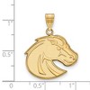 Black Bow Jewelry 14k Yellow Gold Boise State Broncos NCAA Large Pendant - 2 of 3
