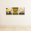 Big Dot of Happiness Dig It - Construction Party Zone - Baby Boy Nursery Wall Art and Kids Room Decor - 7.5 x 10 inches - Set of 3 Prints - image 3 of 4