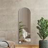 64"X21" Arched Full Length Mirror,Floor Length Arch Mirror,Full Body Mirror Curve Top Floor Mirror,Home Decor Freestanding Mirror-The Pop Home - 4 of 4