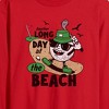 Men's - Instant Message - Long Day at the Beach Golfing Long Sleeve Graphic T-Shirt - 2 of 4