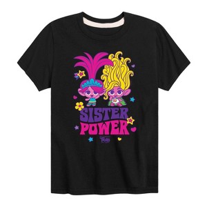 Boys' - Trolls - Sister Power Viva Short Sleeve Graphic T-Shirt - 1 of 4