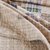 Greenland Home Fashions Oxford Quilt & Sham Set Beige/Blue - image 3 of 4