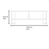 FONTOI Wide TV Stand for TV up to 54" with Storage Shelves&Cabinet, Entertainment Center for Living Room, Dark Walnut, 47.4"*16.6"*12.2" - 3 of 4