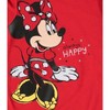 Disney Minnie Mouse Baby Girls Bodysuit Pants Bib and Hat 4 Piece Outfit Set Newborn to Infant - image 3 of 4