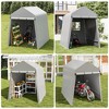 Outdoor Storage Tent,Outdoor Portable Storage Shelter Shed with Roll Up Doors & Vents Outdoor Storage Shed,Suitable for Garage Storage Shelter - 2 of 4