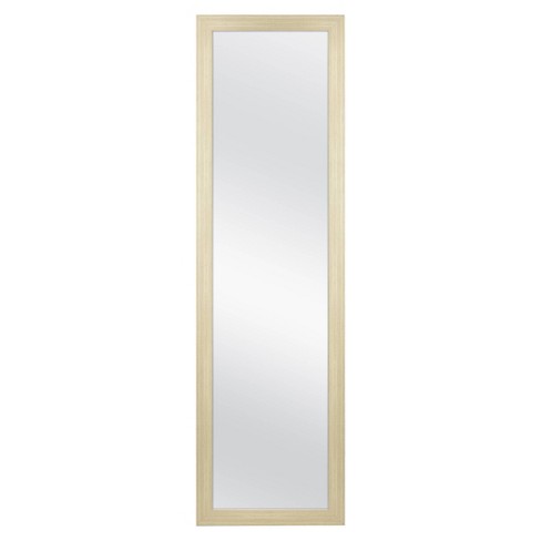 14.8 X 50.7 Over The Door Mirror Brown - Room Essentials™ : Target