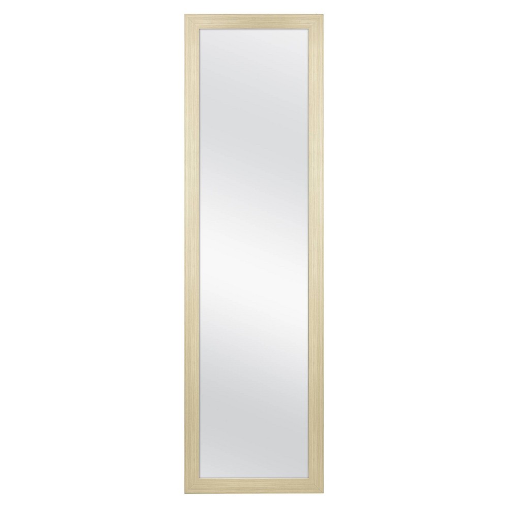 14.75" x 50".75" Natural Woodgrain OTD Full Length Mirror Brown - Room Essentials