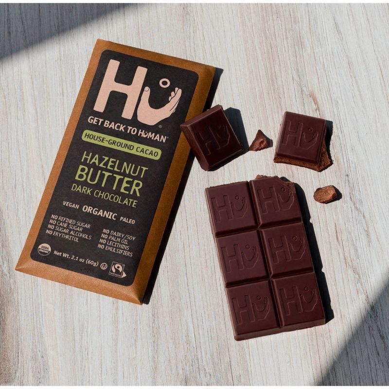 Hu Hazelnut Butter Dark Chocolate Candy - 2.1oz, 3 of 9
