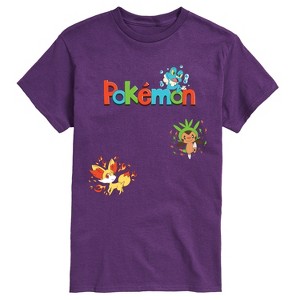 Men's - Pokémon - Chespin, Fennekin, Froakie Short Sleeve Graphic T-Shirt - 1 of 3