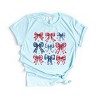 Simply Sage Market Coquette Bow Chart Stars And Stripes Short Sleeve Tee - 2 of 4