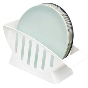 LunaLulinlk 10 Inch Dinner Plates Holder, Dish Drainer, Salad Plate Holder, Dessert Plate Holder, Dinner Plates Rack, Plastic Plates Holder - 1 of 4