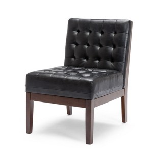 NicBex PU Fabric Accent Chair,Upholstered Living Room Chairs with Mid-Height Backrest and Tufted Stitching,Accent Chairs for Living Room - 1 of 4