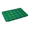 Deny Designs H Miller Ink Illustration Abstract Tennis Net Pattern Green Memory Foam Bath Mat - 2 of 4