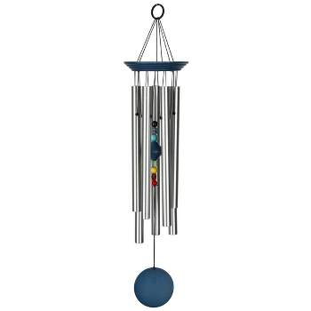 Woodstock Wind Chimes Signature Collection, Woodstock Chakra Chime, 24'' Blue Wind Chime CC7LB