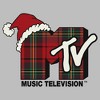 Womens MTV Christmas Plaid Logo T Shirt - 2 of 3