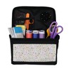 Everything Mary Sewing Kit Organizer Box, Small Floral Pastel - Portable Craft Caddy - 2 of 4