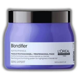 L'Oreal Serie Expert Blondifier Mask (16.9 oz XXL Size) Loreal Blonde Hair Masque Treatment | Deep-Acting Intensive Care - 1 of 3