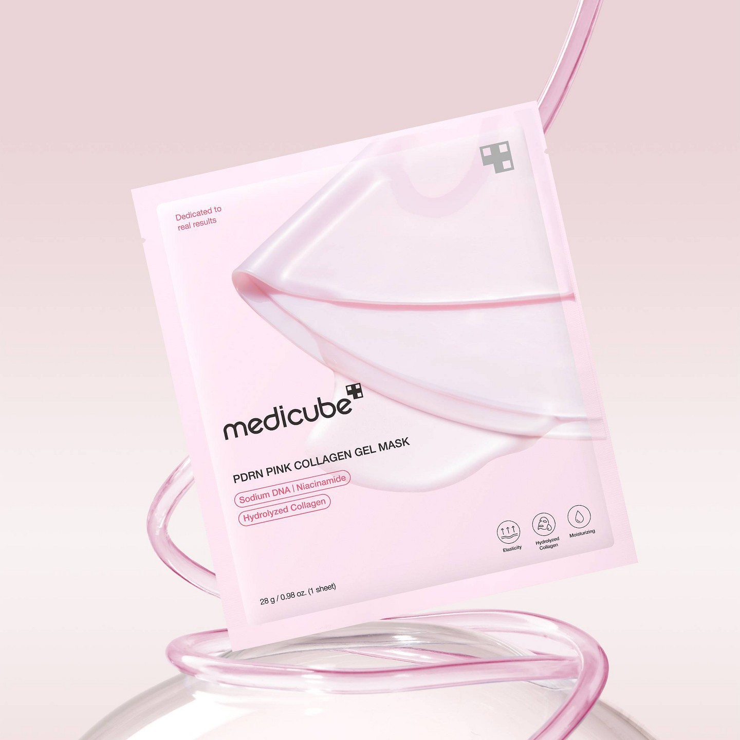 Гелевая маска для лица medicube Pdrn Pink Collagen, цвет: Розовый — фото 2
