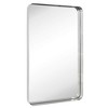 TEHOME Arthers Rectangular Stainless Steel Framed Pivoting Wall Mounted Bathroom Vanity Mirror - 3 of 4