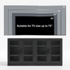 Lirago Accent Storage Cabinet Medicine Cabinets 31*31 Black - 4 of 4