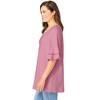 Woman Within Ruffled Elbow-Sleeve Tunic - 4 of 4