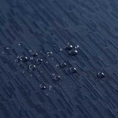 Navy Textured Water-Resistant Polyester Napkins, Set of 4
