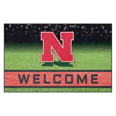 NCAA Nebraska Cornhuskers Crumb Rubber Door Mat 18"x30"