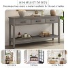NicBex Contemporary Narrow Console Table with Storage,Entryway Table with Drawers & Bottom Shelf,Foyer Table for Entryway,Hallway,Living Room - 2 of 4