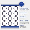Avery Round Cards, 2" Diameter, Silver-Navy, Matte, 120ct - 3 of 4