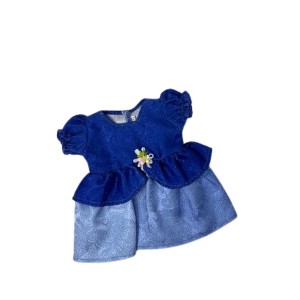 Doll Clothes Superstore Handmade Blue Princess Dress Fits 14-16 Inch Baby Dolls - 1 of 4