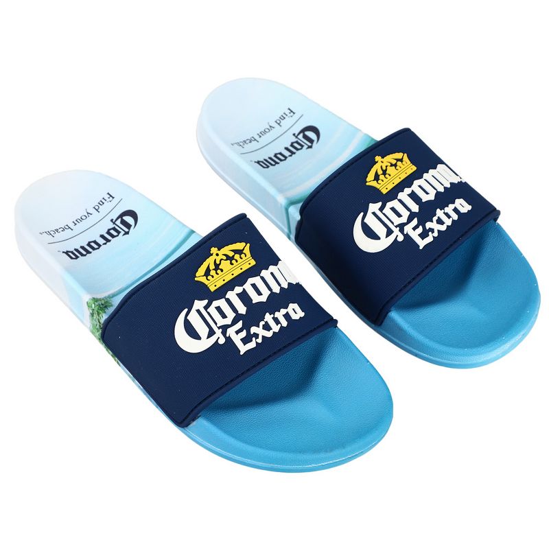 Corona Extra Logo Men’s Beach Sandal Slides, 2 of 6