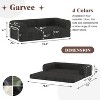Convertible Corduroy Sleeper Sofa Bed,Folding Mattress Couch with Fixed-Shape Frame, 3 Seater Fold Out King Size Futon, Floor Couch for Living Room - 3 of 4