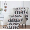 Kate Aurora Halloween Spooky Pets Ultra Soft & Plush Oversized Accent Throw Blanket - 50 in. W x 70 in. L - 2 of 2