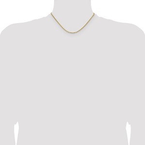 Chisel Stainless Steel Polished Yellow IP-plated 1.5mm 16" Snake Chain Necklace - 1 of 4