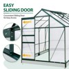 EAGLE PEAK Polycarbonate Aluminum Green House for Backyard Garden - 4 of 4