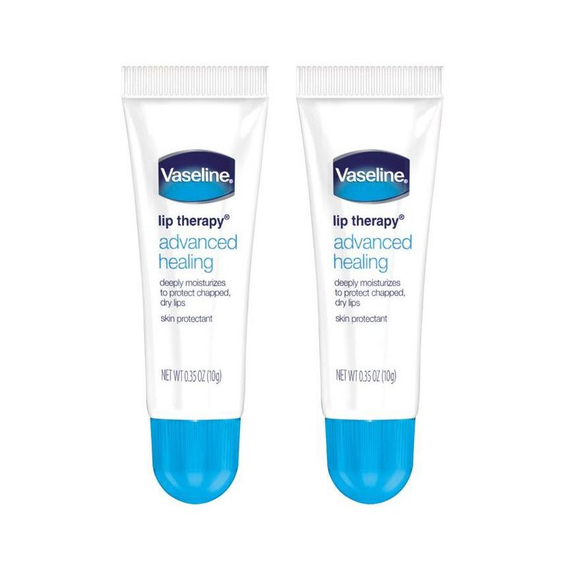 Vaseline Lip Therapy Advanced Healing Fragrance free Moisturizer - 0.7oz/2ct, 3 of 4