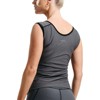 RDX Sports Reach Oeko-Tex 100 Certified Women's Sweat Vest - Zippered Neoprene Vest for Slimming, Weight Loss, and Fitness Goals - 2 of 4