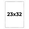 PosterPalooza | Modern Shadow Box 1" Depth White Picture Frame - UV Acrylic, Backing, Hanging Hardware - 2 of 4