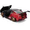 2009 Nissan GT-R (R35) Ben Sopra "Advan" Black and Red "JDM Tuners" 1/24 Diecast Model Car by Jada - 4 of 4