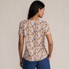 Lands' End Women's Short Sleeve Lightweight Jersey Gathered Shoulder T-Shirt - 2 of 4
