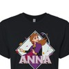 Women's - Frozen 2 - Anna Stirs Up Leaves Cropped Graphic T-Shirt - 2 of 4